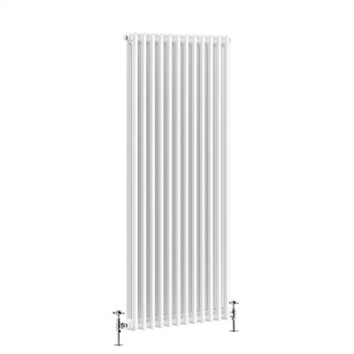 Right Radiators 1800x560 mm Vertical Traditional 2 Column Cast Iron ...