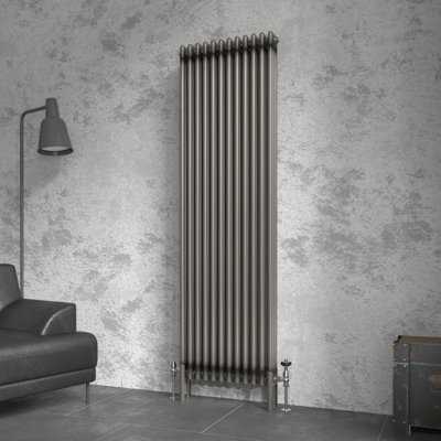 Right Radiators 1800x562 mm Vertical Traditional 3 Column Cast Iron ...