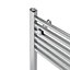 Right Radiators 1800x600 mm Straight Heated Towel Rail Radiator Bathroom Ladder Warmer Chrome