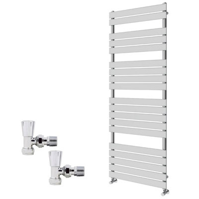 Right Radiators 1800x600mm Chrome Flat Panel Heated Towel Rail Radiator ...
