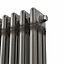 Right Radiators 300x1192 mm Horizontal Traditional 3 Column Cast Iron Style Radiator Raw Metal