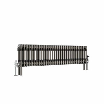 Right Radiators 300x1460 mm Horizontal Traditional 2 Column Cast Iron ...