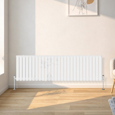 Right Radiators 450x1593mm Horizontal Single Oval Column Designer ...