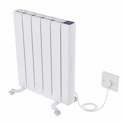 Right Radiators 5FIN 1500W Ceramic Radiator Electric Smart Heater WIFI Control Wall Mounted Portable Timer