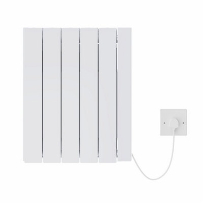 Right Radiators 5FIN 1500W Ceramic Radiator Electric Smart Heater WIFI Control Wall Mounted Portable Timer