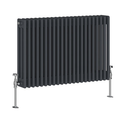 Right Radiators 600x1012 mm Horizontal Traditional 3 Column Cast Iron ...