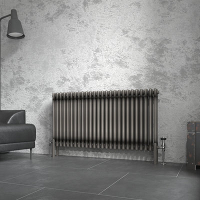 Right Radiators 600x1192 mm Horizontal Traditional 3 Column Cast Iron ...