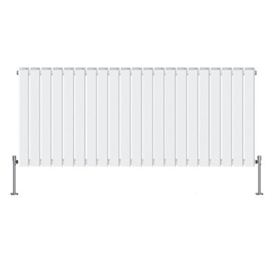 Right Radiators 600x1428 mm Horizontal Double Flat Panel Designer Radiator White