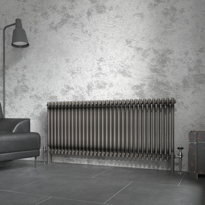 Right Radiators 600x1460 mm Horizontal Traditional 2 Column Cast Iron ...