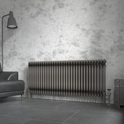 Right Radiators 600x1462 mm Horizontal Traditional 3 Column Cast Iron ...