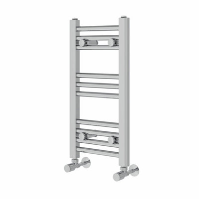 Right Radiators 600x300 mm Straight Heated Towel Rail Radiator Bathroom Ladder Warmer Chrome