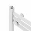 Right Radiators 600x300 mm Straight Heated Towel Rail Radiator Bathroom Ladder Warmer White