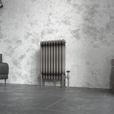 Right Radiators 600x427 mm Horizontal Traditional 3 Column Cast Iron ...