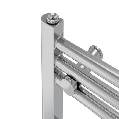 Right Radiators 600x500 mm Straight Heated Towel Rail Radiator Bathroom ...