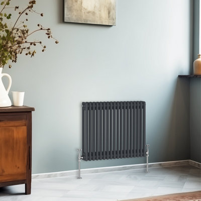 Right Radiators 600x830 mm Horizontal Traditional 2 Column Cast Iron ...