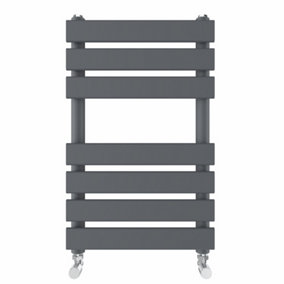 Right Radiators 650x400 mm Designer Flat Panel Heated Towel Rail Radiator Bathroom Warmer Heating Sand Grey