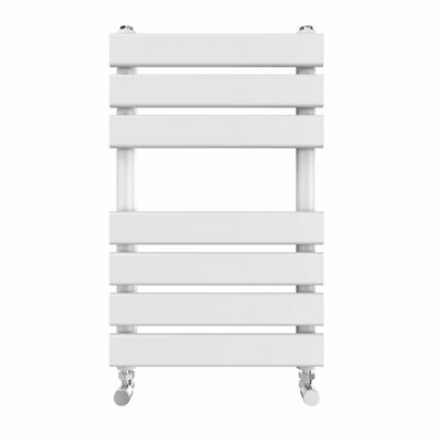 Right Radiators 650x400 mm Designer Flat Panel Heated Towel Rail Radiator Bathroom Warmer Heating White