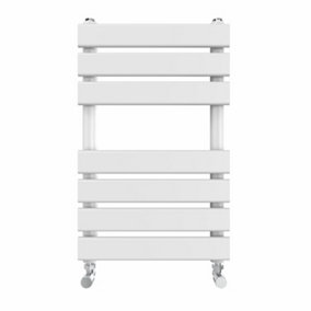 Right Radiators 650x400 mm Designer Flat Panel Heated Towel Rail Radiator Bathroom Warmer Heating White