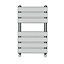 Right Radiators 650x400 mm Flat Panel Heated Towel Rail Radiator Bathroom Ladder Warmer Chrome