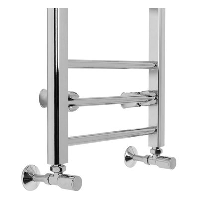 Right Radiators 700x400 mm Vertical Straight Heated Towel Rail Radiator ...