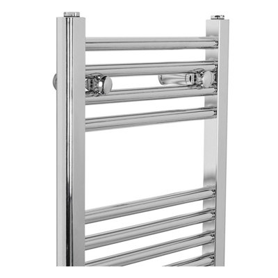 Right Radiators 700x400 mm Vertical Straight Heated Towel Rail Radiator ...