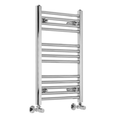 Right Radiators 700x450 mm Vertical Straight Heated Towel Rail Radiator Ladder Warmer Chrome