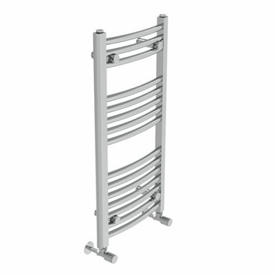 Right Radiators 800x400 mm Curved Heated Towel Rail Radiator Bathroom ...