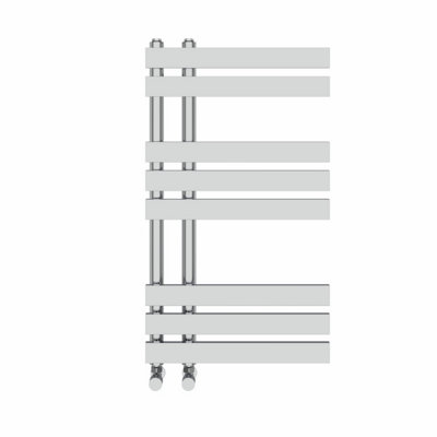 Right Radiators 800x450 mm Designer D Shape Heated Towel Rail Radiator Bathroom Ladder Warmer Chrome Price Comparisons | Compare The Build