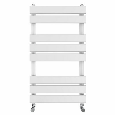 Right Radiators 800x450 mm Designer Flat Panel Heated Towel Rail Radiator Bathroom Warmer Heating White