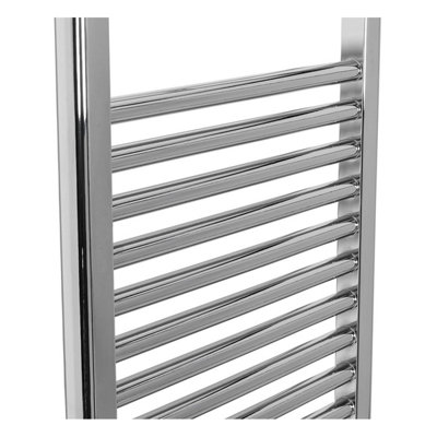 Right Radiators 800x450 mm Vertical Straight Heated Towel Rail Radiator ...