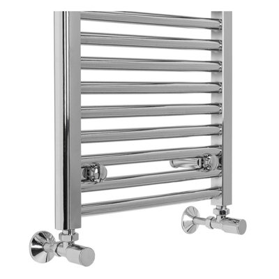 Right Radiators 800x450 mm Vertical Straight Heated Towel Rail Radiator ...