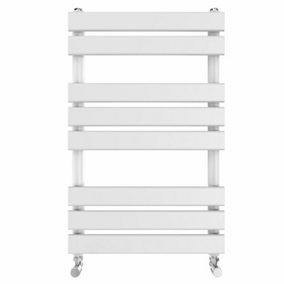 Right Radiators 800x500 mm Designer Flat Panel Heated Towel Rail Radiator Bathroom Warmer Heating White