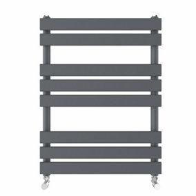Right Radiators 800x600 mm Designer Flat Panel Heated Towel Rail Radiator Bathroom Warmer Heating Sand Grey