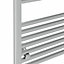 Right Radiators 800x600 mm Straight Heated Towel Rail Radiator Bathroom Ladder Warmer Chrome