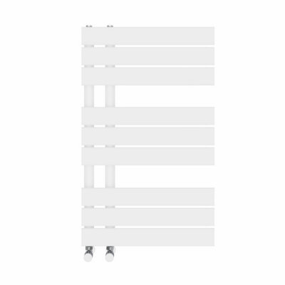 Right Radiators 824x500 mm Designer Flat Panel Heated Towel Rail Radiator Bathroom Ladder Warmer Rads White Price Comparisons | Compare The Build