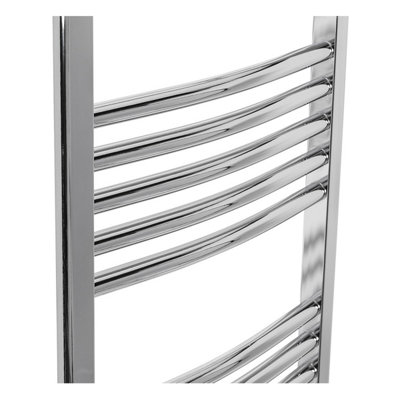 Right Radiators 900x450 mm Bathroom Curved Heated Towel Rail Radiator ...