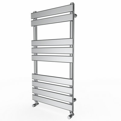 Right Radiators 950x500 mm Designer Flat Panel Heated Towel Rail Radiator Bathroom Warmer Heating Chrome