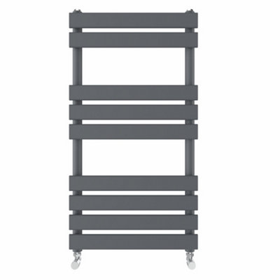 Right Radiators 950x500 mm Designer Flat Panel Heated Towel Rail Radiator Bathroom Warmer Heating Sand Grey