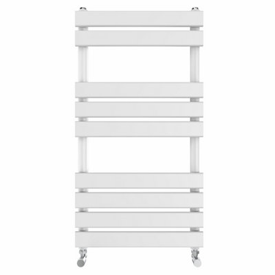 Right Radiators 950x500 mm Designer Flat Panel Heated Towel Rail Radiator Bathroom Warmer Heating White