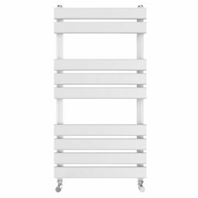 Right Radiators 950x500 mm Designer Flat Panel Heated Towel Rail Radiator Bathroom Warmer Heating White