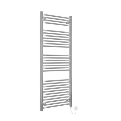 Right Radiators Electric Heated Towel Rail Radiator Straight Pre-filled ...
