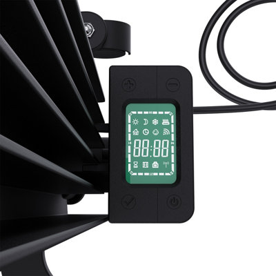 Right Radiators Electric Oil Filled Radiator WiFi Timer Portable Wall ...