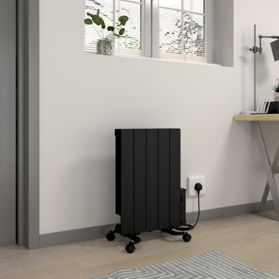 Right Radiators Electric Oil Filled Radiator WiFi Timer Portable Wall ...