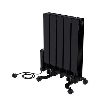 Right Radiators Electric Oil Filled Radiator WiFi Timer Portable Wall ...