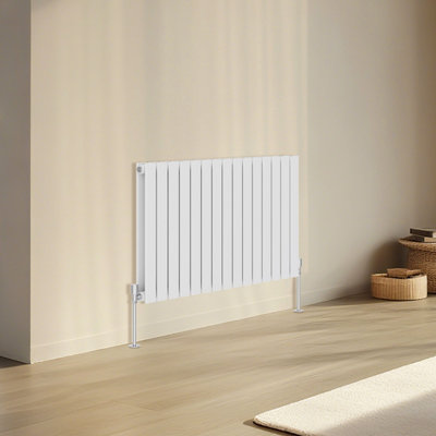 Right Radiators Horizontal Double Flat Panel Rads Designer Radiator 600x1020mm White
