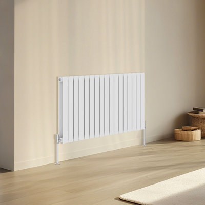 Right Radiators Horizontal Double Flat Panel Rads Designer Radiator 600x1156mm White