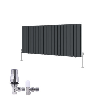 Right Radiators Horizontal Double Flat Panel Rads Designer Radiator ...