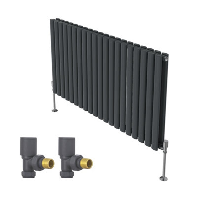 Right Radiators Horizontal Double Oval Column Rads Designer Radiator ...