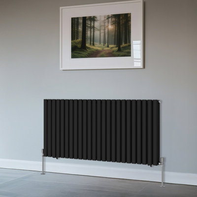 Right Radiators Horizontal Double Oval Column Rads Designer Radiator ...