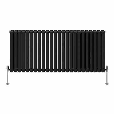 Right Radiators Horizontal Double Oval Column Rads Designer Radiator ...